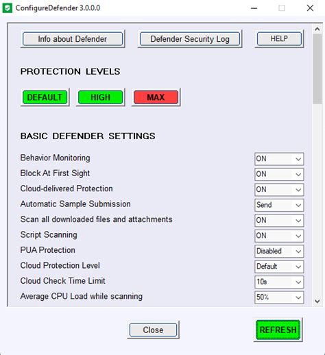  ConfigureDefender 4.0.1.1 Download