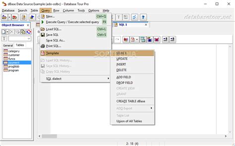 Database Tour Pro 11.3.4.290