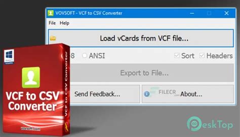 Download VovSoft VCF to